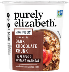 Dark Chocolate Chunk Superfood Oat Cup with Prebiotic Fiber