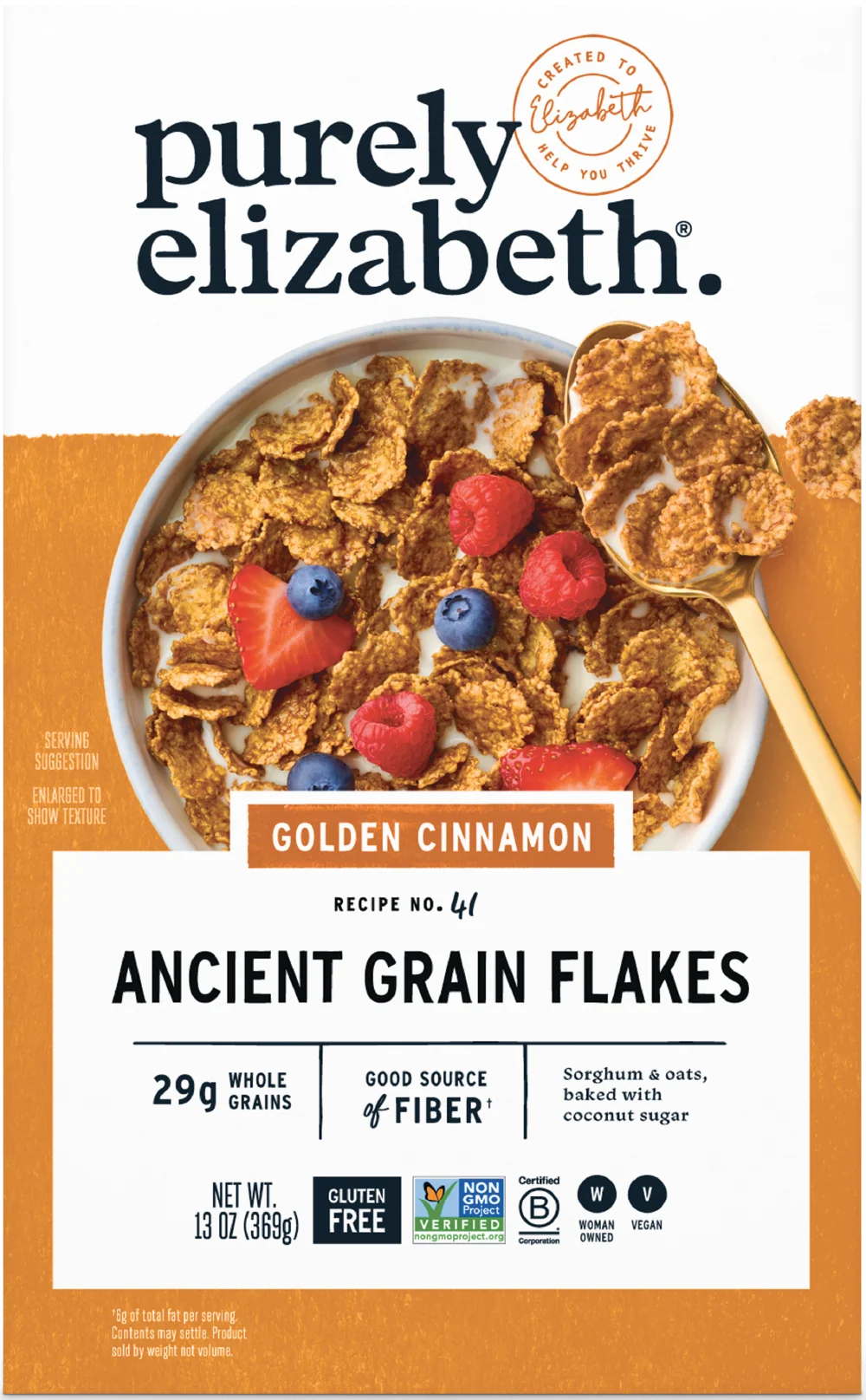 Golden Cinnamon Ancient Grain Flakes