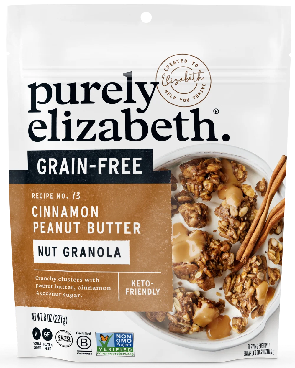 Cinnamon Peanut Butter Grain-Free Granola