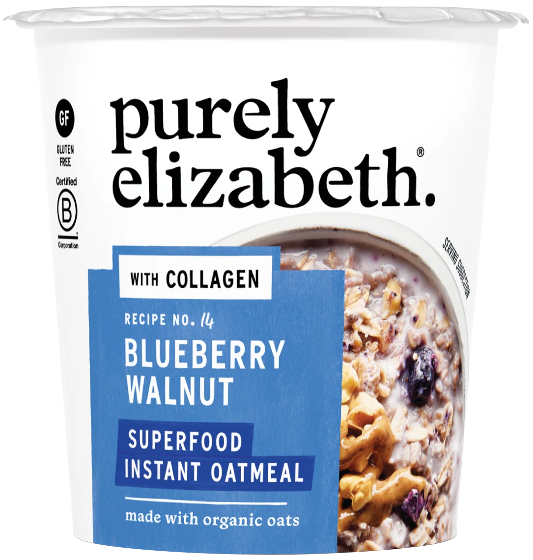 Blueberry Walnut Superfood Oat Cup with Collagen