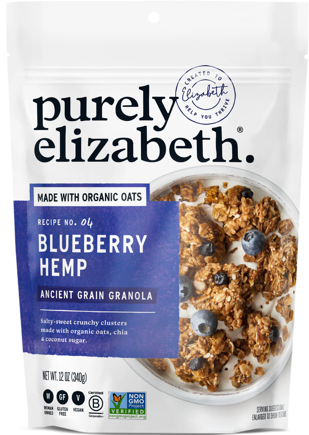 Blueberry Hemp Ancient Grain Granola