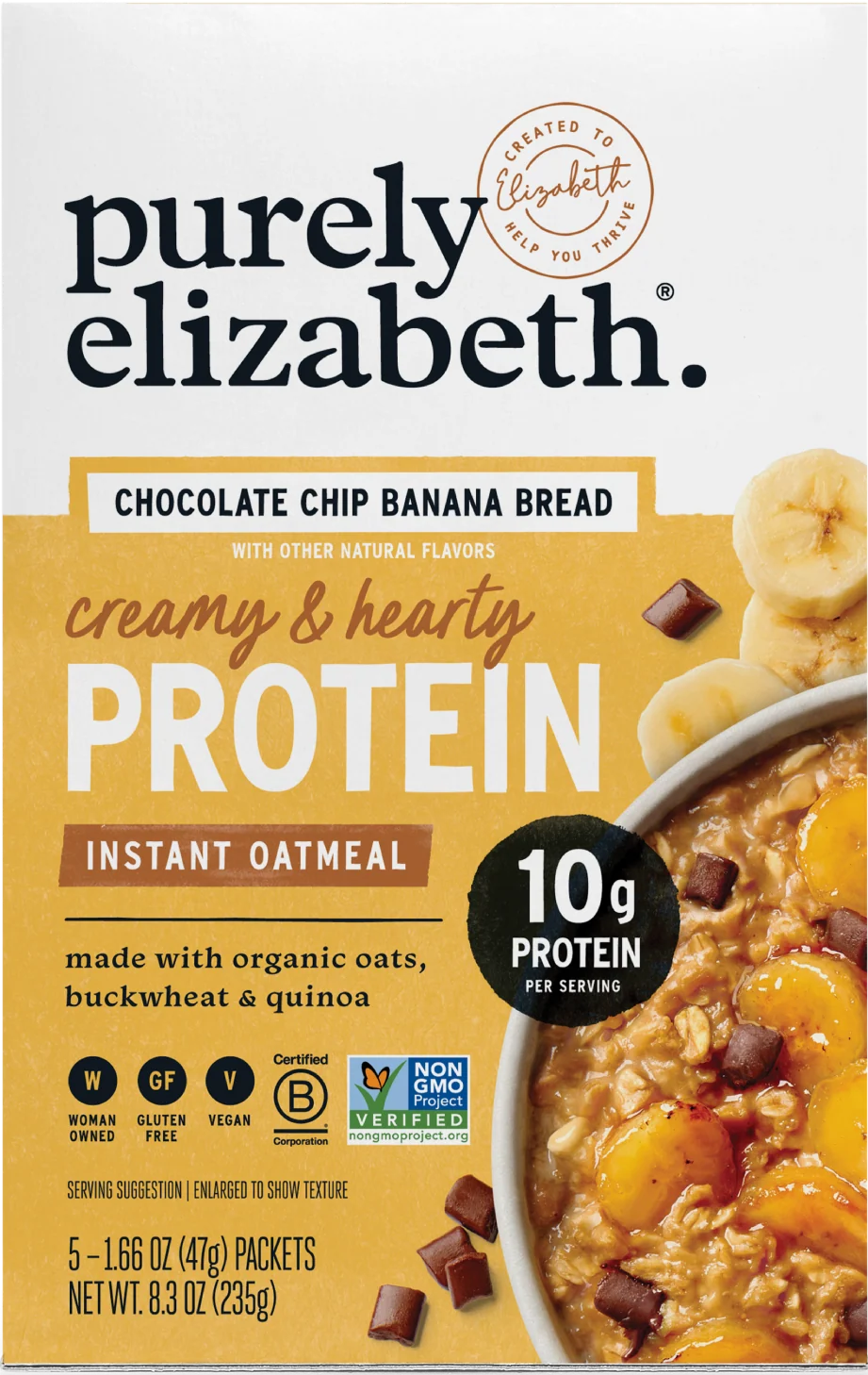 Chocolate Chip Banana Bread Instant Protein Oatmeal