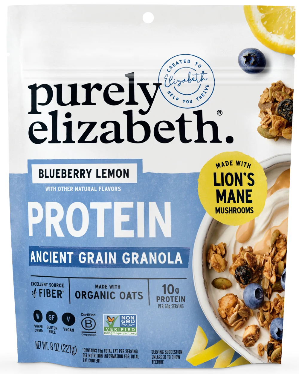 Blueberry Lemon Protein Granola