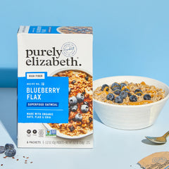 Blueberry Flax Superfood Oatmeal Multipack with Prebiotic Fiber