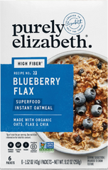 Blueberry Flax Superfood Oatmeal Multipack with Prebiotic Fiber