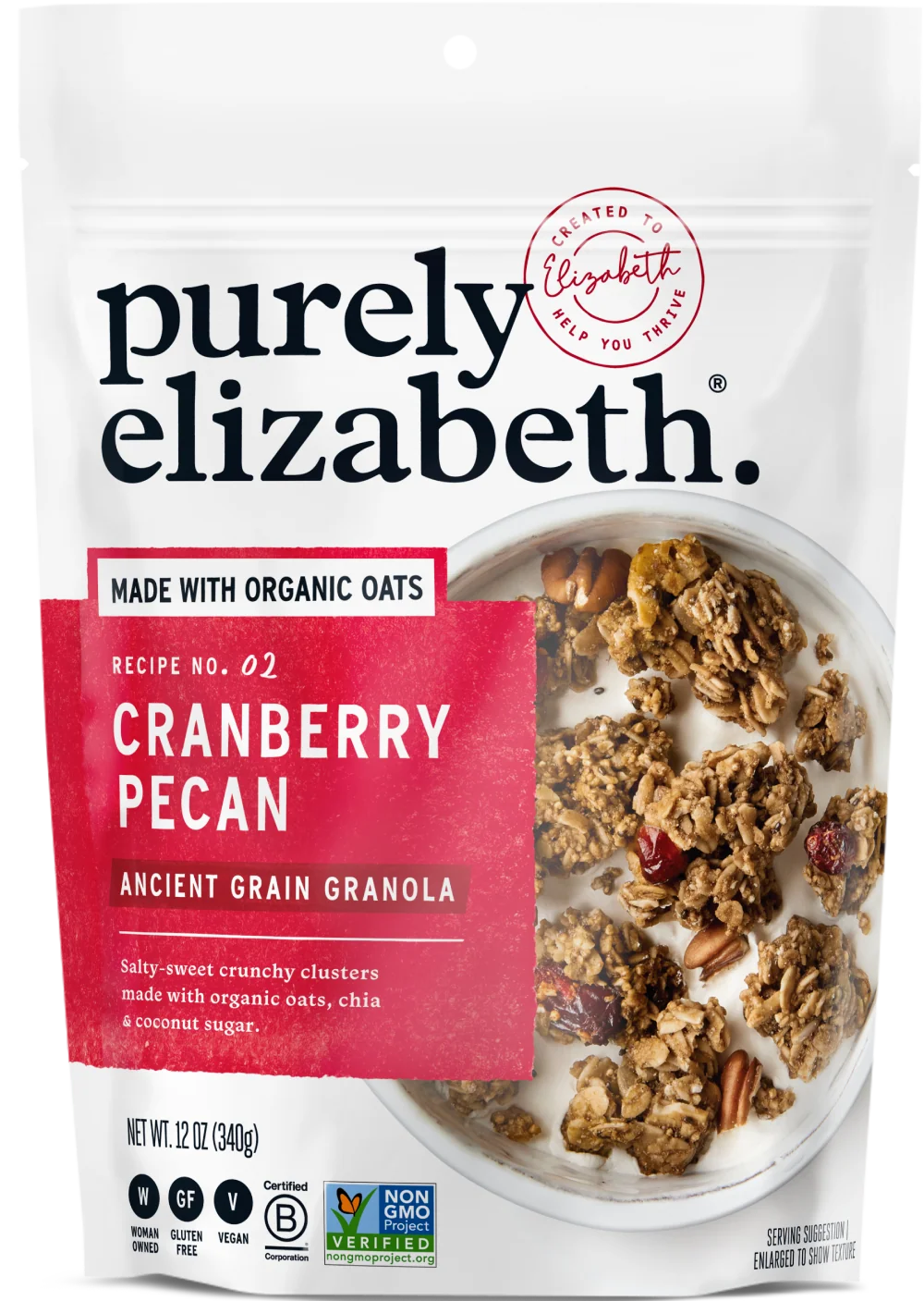 Cranberry Pecan Ancient Grain Granola